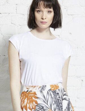 Wunderwerk Damen Top aus Bio-Baumwolle & 50% Modal (Edelweiss®) Oversize top