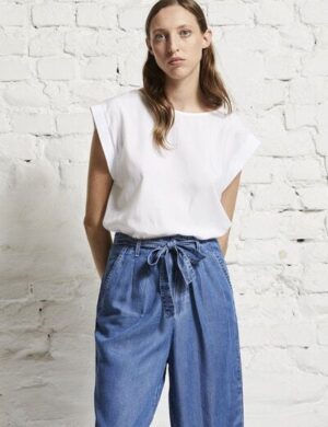 Wunderwerk Damen T-Shirt aus Biobaumwolle und Modal Rib top TENCELmix