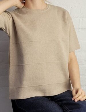Wunderwerk Crewknit punto milano stripe 1/2