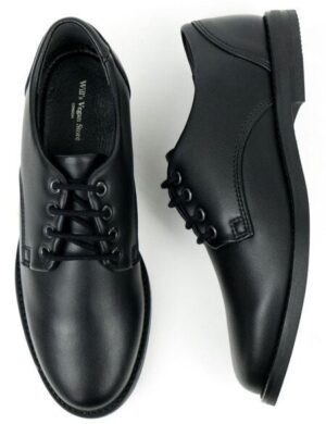 Will’s Vegan Shop Kids Derbys Schwarz Unisex