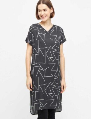 WiDDA berlin Tunika NOMAD Lines Dark aus ECOVERO®