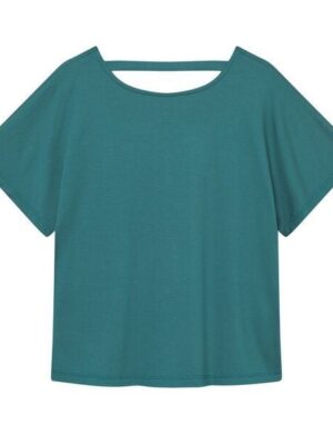 WiDDA berlin Rückenfreies Shirt FARI Petrol aus TENCEL® Modal Jersey