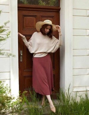 WiDDA berlin Midirock JULIP beere aus ECOVERO®