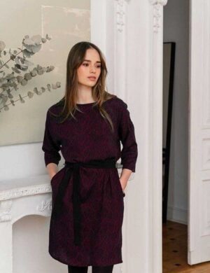 WiDDA berlin Kleid PURA beere aus ECOVERO®