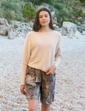 WiDDA berlin Gemusterte Bermuda-Shorts INDI radiance aus ECOVERO®