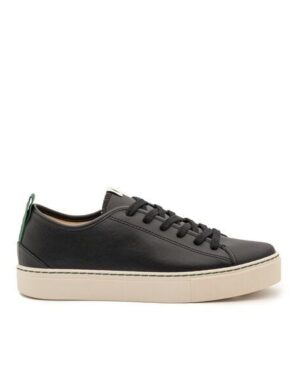Vesica Piscis Footwear NIKOLA VEGAN SNEAKER BLACK OF CORN