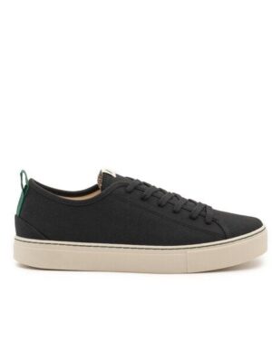 Vesica Piscis Footwear NIKOLA BLACK OF RECYCLED COTTON