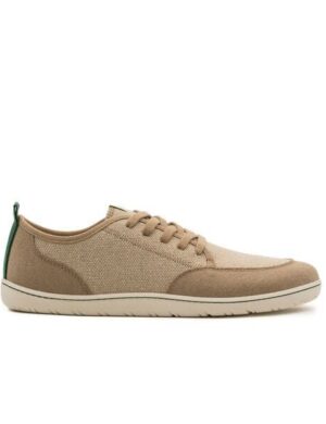 Vesica Piscis Footwear CLAXTON vegan barefoot sand-natural linen