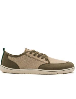 Vesica Piscis Footwear CLAXTON vegan barefoot khaki-natural linen