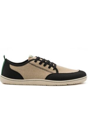 Vesica Piscis Footwear CLAXTON vegan barefoot black-linen