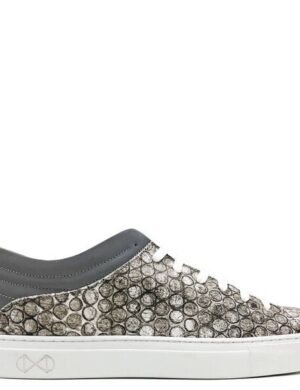 Veganer Sneaker nat-2 Sleek Low Bubble Wrap aus upcycled Luftpolsterfolie