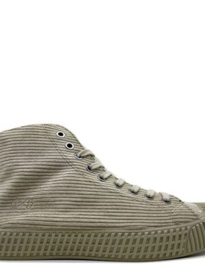 Veganer Sneaker nat-2 Cord aus echtem Corduroy, Kork, rec. Gummi und Zuckerrohr MEN