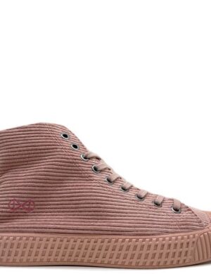 Veganer Sneaker nat-2 Cord aus echtem Corduroy, Kork, rec. Gummi und Zuckerrohr