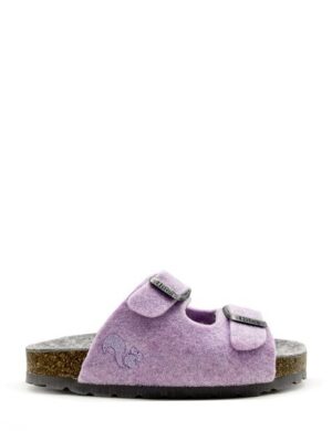 Vegane thies ® Kids PET Sandale aus weichem Filz