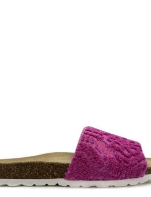 Vegane thies ® Eco Bio Terry Slide Sandale aus Bio-Baumwolle Frottee