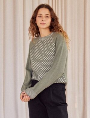 TWOTHIRDS Strickpullover Vegan Guana Cay aus Bio-Baumwolle