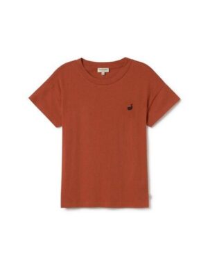 TWOTHIRDS Sepanggar Frauen T-Shirt nachhaltig Pink, Ochre und Picante