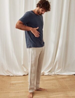 TWOTHIRDS Lange Hose Vegan Kotomo aus 100% Leinen