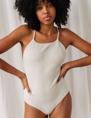 TWOTHIRDS Badeanzug Vegan Bekas aus recycelten Materialien