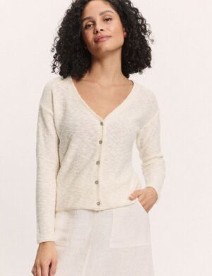 TRANQUILLO Strickjacke Ronjaa Slub Strick GOTS (1250003)