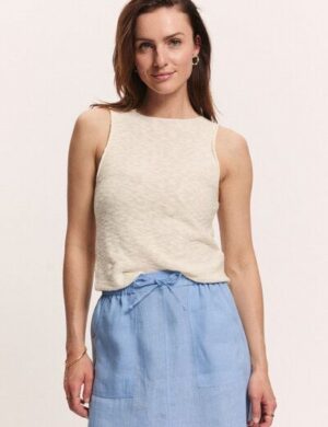 TRANQUILLO Strick-Top Claraa Slub Struktur GOTS (1220002)