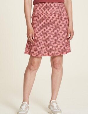 TRANQUILLO Minirock in A-Linie mit buntem Allover-Print (S24F03)