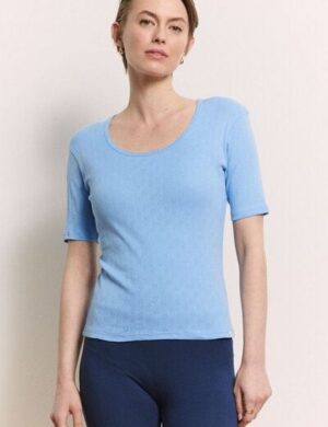 TRANQUILLO Jerseyshirt Camilaa Herz-Ajour Muster (2010004)