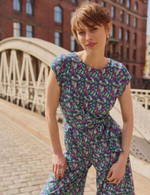 TRANQUILLO Jerseyoverall Finaa aus EcoVero Viskose (1090001)