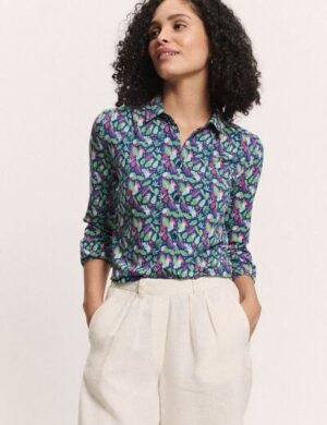 TRANQUILLO Jerseybluse Kaaty aus EcoVero Viskose (1080001)