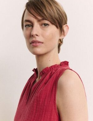 TRANQUILLO Bluse Lauraa aus Slub Musselin GOTS (1180007)