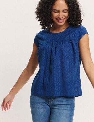 TRANQUILLO Bluse in Batist Optik Lunaa aus Bio-Baumwolle (1180008)