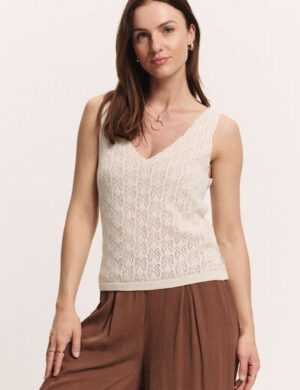 TRANQUILLO Ajour Top Malaa aus Bio-Baumwolle (1220001)