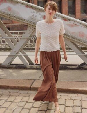 TRANQUILLO Ajour Pullover Emmaa aus Bio-Baumwolle (1200001)