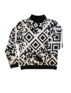 Sophia Schneider-Esleben Unisex Pullover, Jesse QR- Sweatshirt aus Bio-Baumwolle