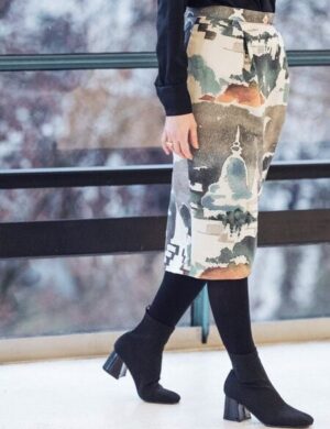 Sophia Schneider-Esleben Rock Maria Bali – Wickelkleid Damenkleid aus Bio-Baumwolle