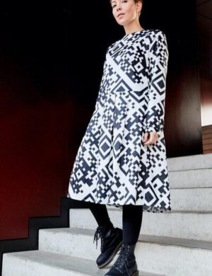 Sophia Schneider-Esleben Dress Eve QR – Damenkleid aus Bio-Baumwolle