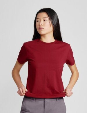 SANVT Das Unisex T-Shirt – Dunkelrot