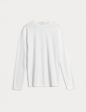 SANVT Das Langarm T-Shirt – Weiss