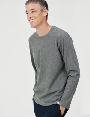 SANVT Das Langarm T-Shirt – Dunkelgrau