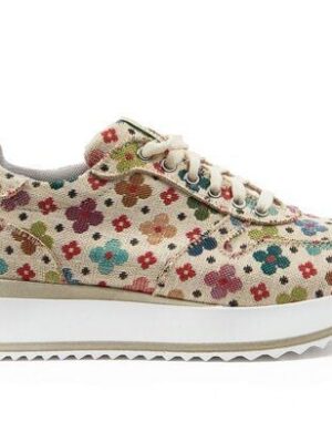 Risorse Future Asia Damensneaker Blümchen White