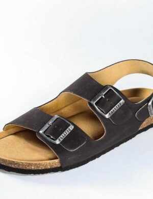 Plakton Vegane Männer Riemensandale BAKU mit 3 einstellbaren Schnallen