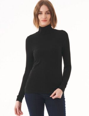 ORGANICATION Langarmshirt aus LENZING ECOVERO mit Rollkragen