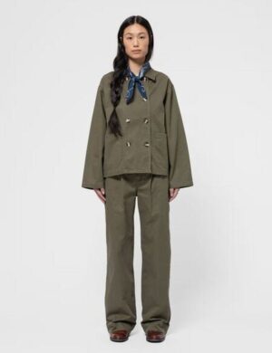 Nudie Jeans Bibbi Workwear Jacket Olive