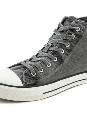 natural world Vegane Men Classic Hi-Basket-Sneaker aus Bio-Baumwolle