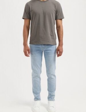 MUD Jeans Herren Jeans Dunn Low Tapered – Light Aged