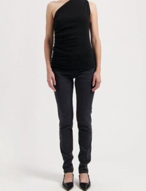 MUD Jeans Damen Jeans Skyler Mid Skinny – Authentic