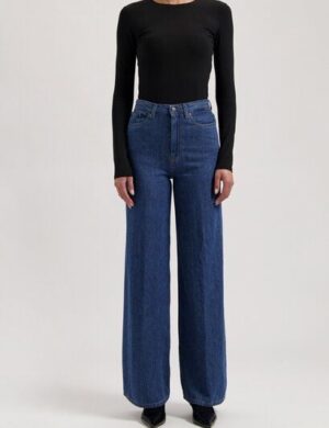 MUD Jeans Damen Jeans Loose Fit Sara – Stone Indigo