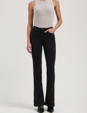 MUD Jeans Damen Jeans Flared Isy – Stone