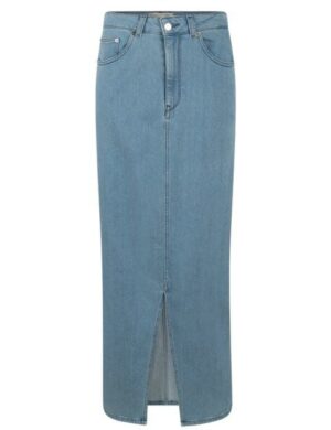 MUD Jeans Damen Jeans Ela Denim Skirt – Stone Washed