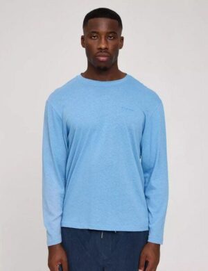 Mazine Longsleeve für Männer – aus Biobaumwolle und Leinen